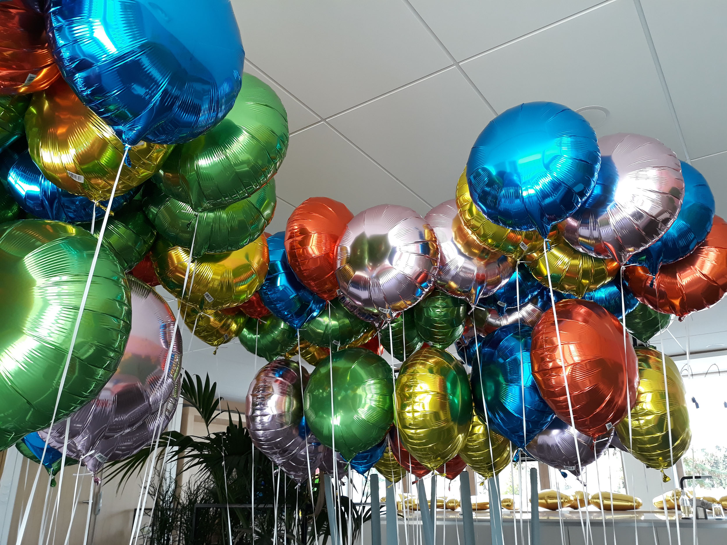 Ballon en aluminium prismatique de remise des diplômes, hélium