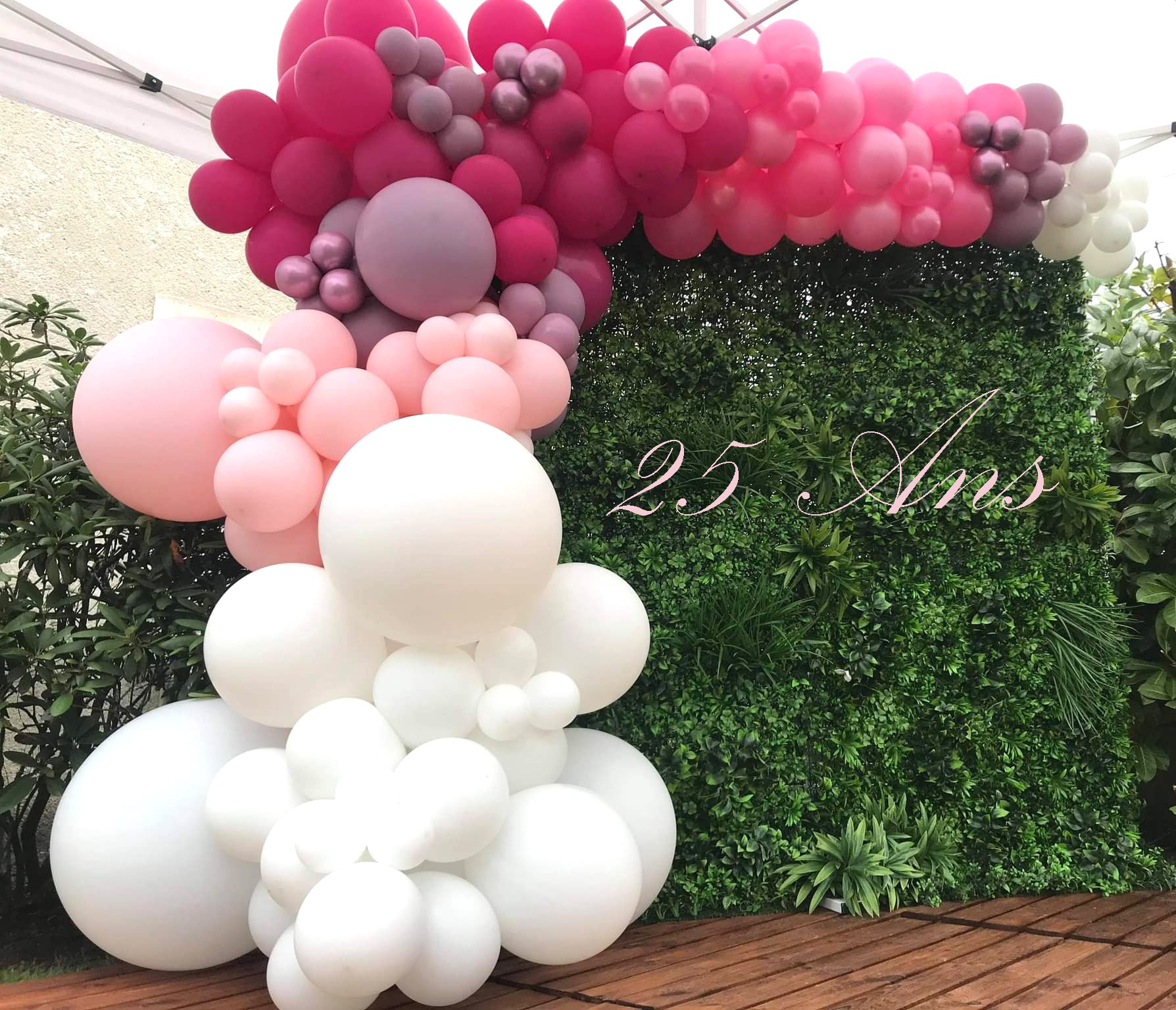 Ballon organique deco anniversaire