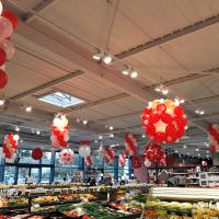 Ballon rouge et blanc