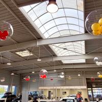 ballon transparent rempli petit ballon