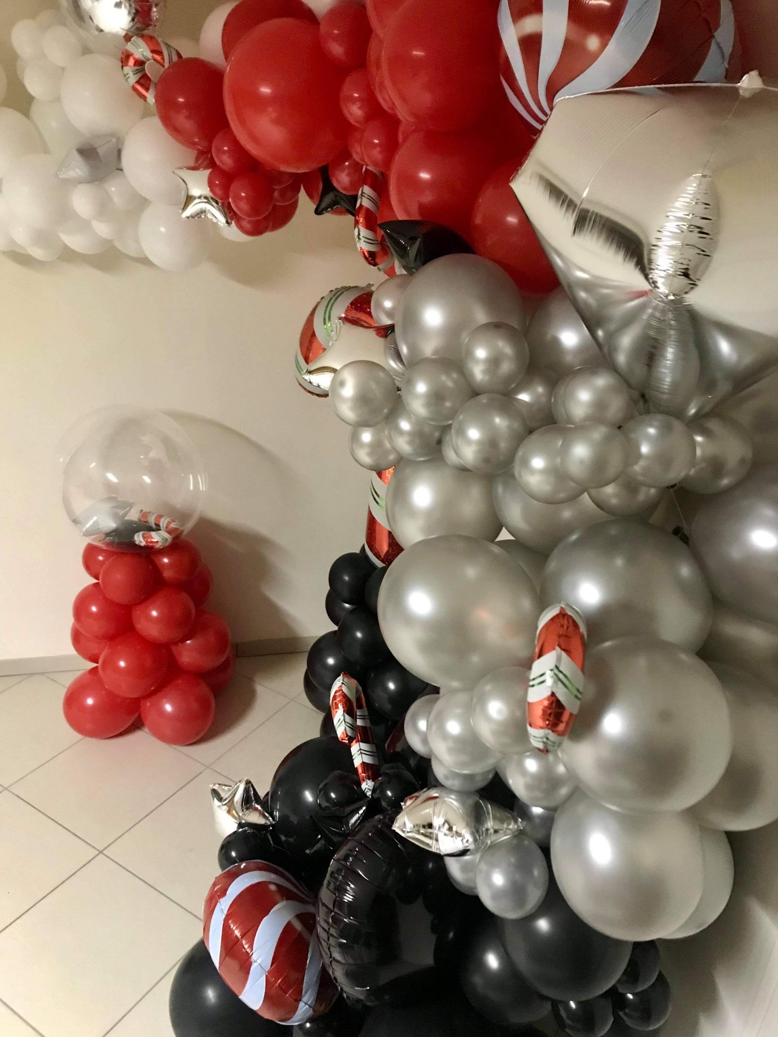 Deco ballon organique noel