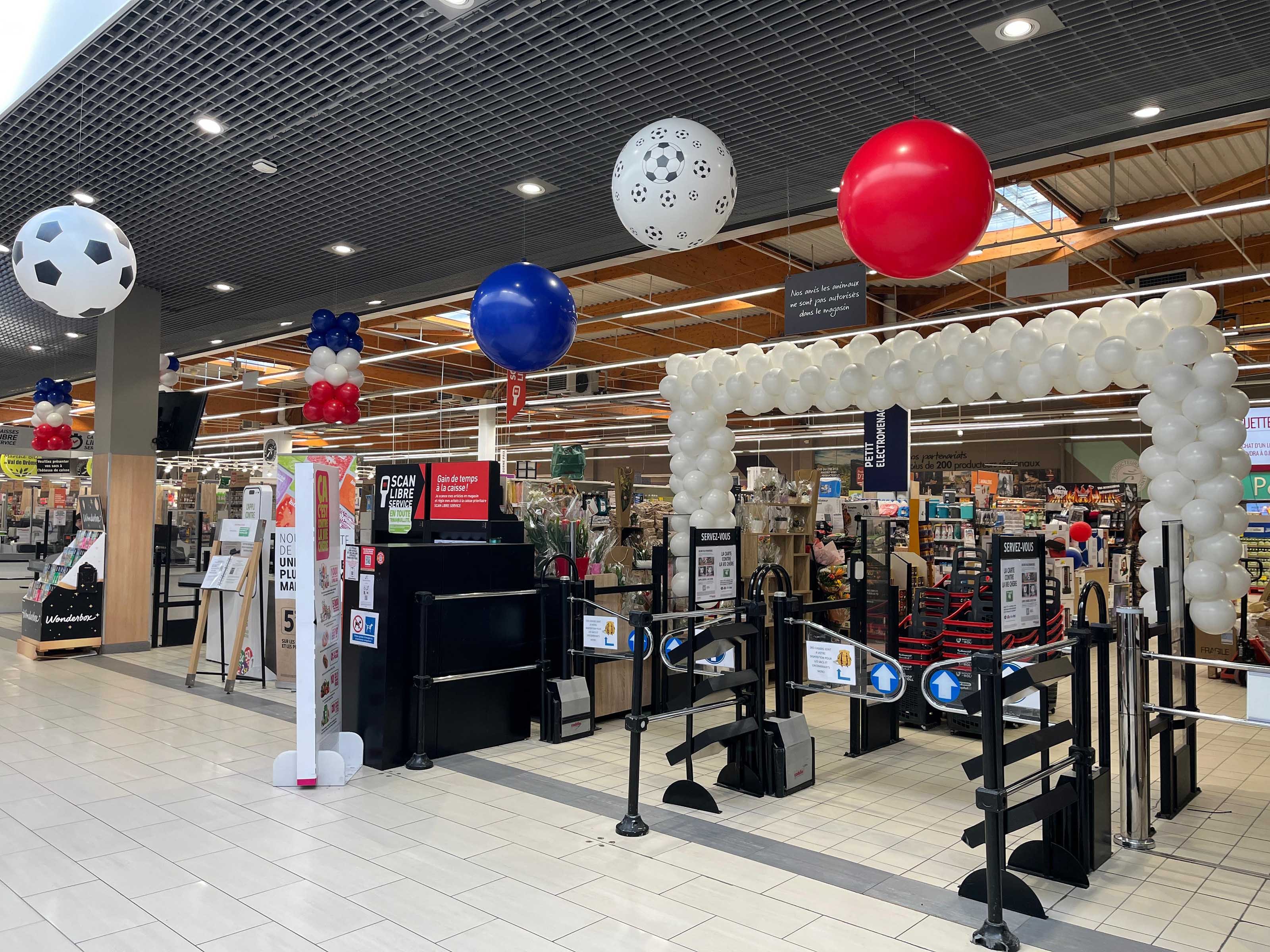 Decor ballon evenement sportif