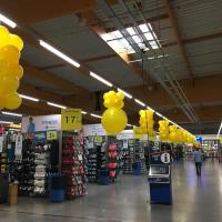 Décoration avec gros ballons