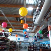 Montgolfière en ballons pour anniversaire