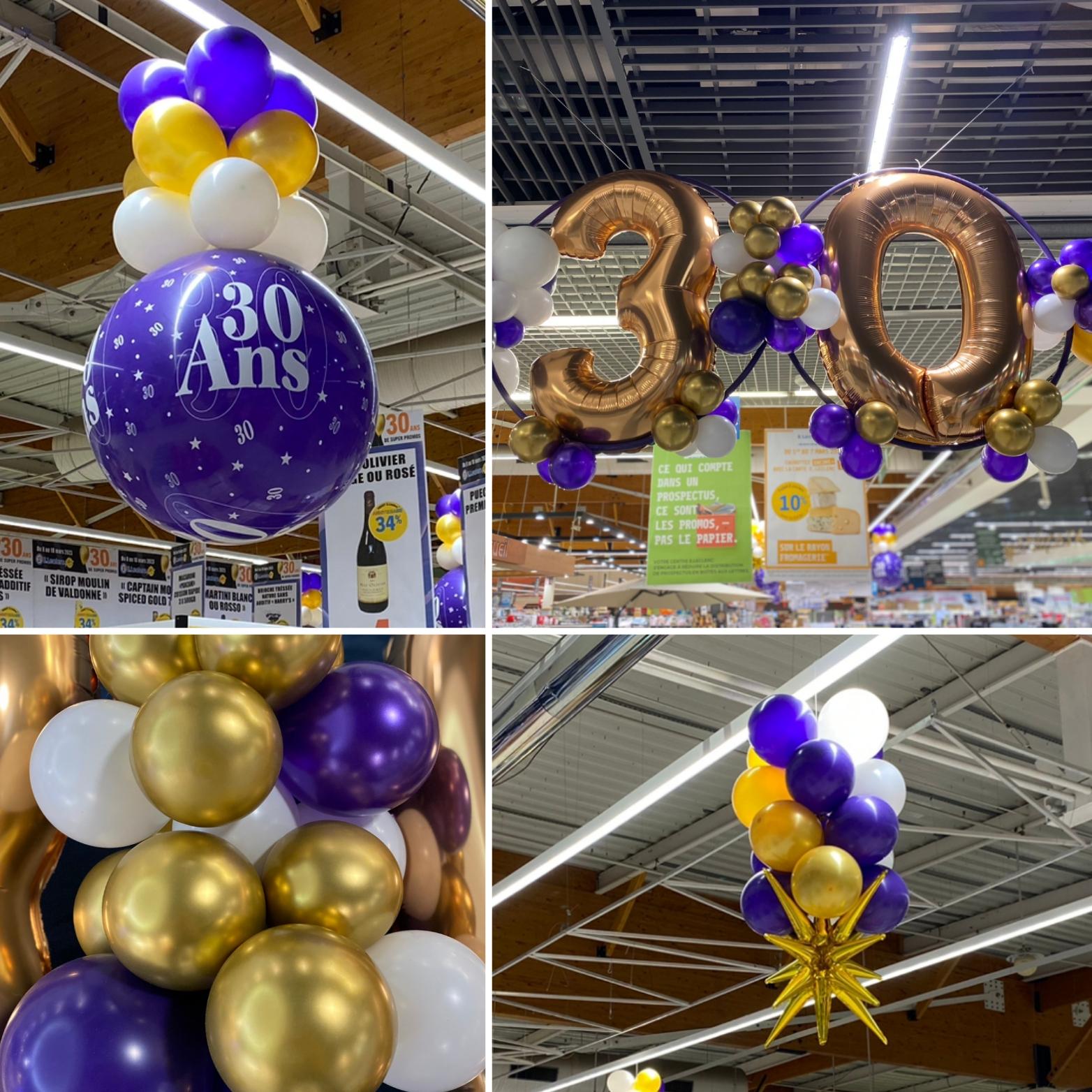 Decoration ballons Anniversaire Magasin Hyper Enseigne