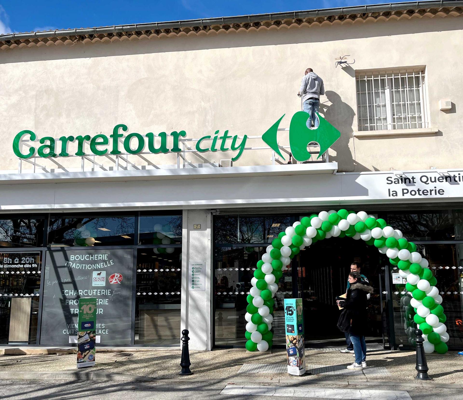 Arche de Ballons Magasin Inauguration