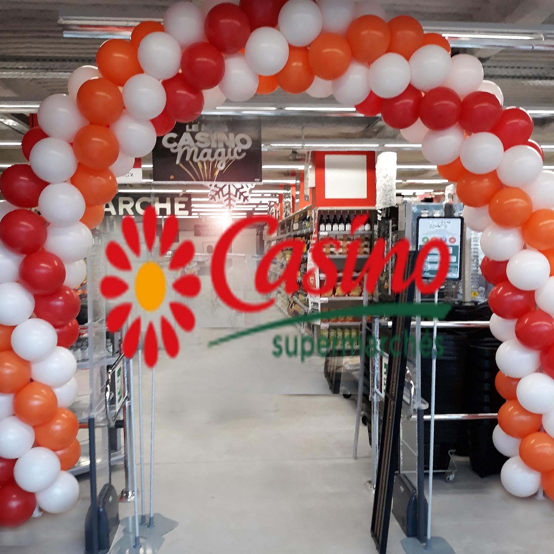 Arche ballons inauguration magasin