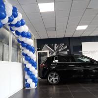 Arche ballon portes ouvertes Peugeot