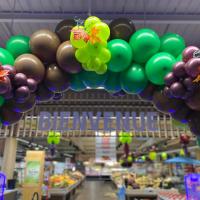 Voute en ballons et raisin