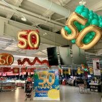 Anniversaire Auchan avec ballons