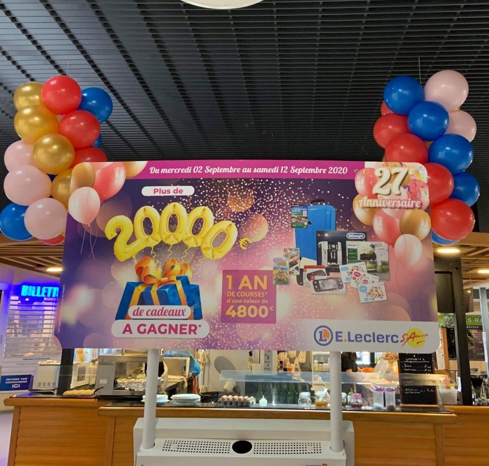 Colonne Ballons Anniversaire magasin