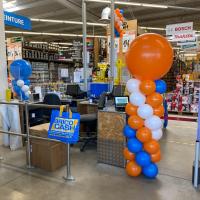 Totem ballons Anniversaire magasin