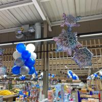 Ballons alu thème Noel