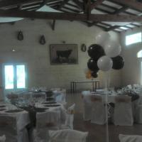 Décors mariage dans un Mas en Camargue