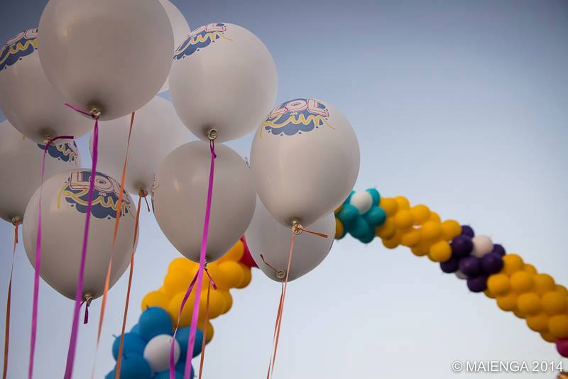 Ballons Imprimés avec Logo en 3 couleurs