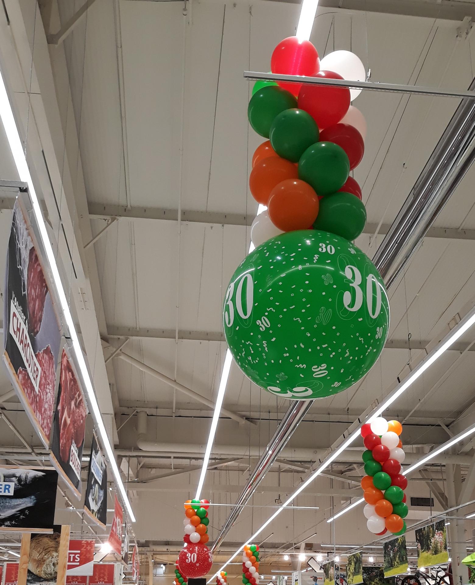 Ballon personnalisé Auchan 7 Sètes