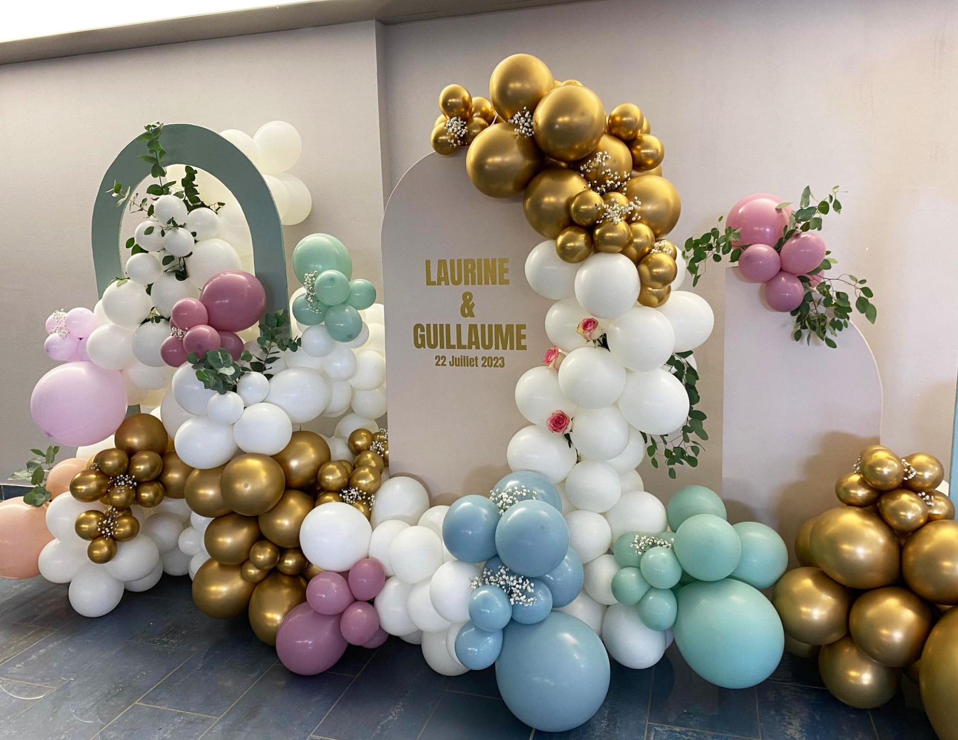 Arche organique ballons Mariage