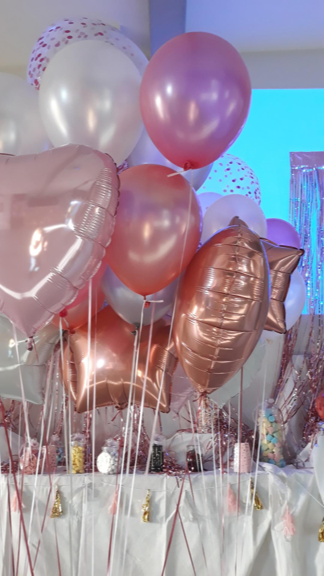 Ballons mylar aluminium hélium