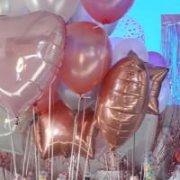 Candy bar & mylar hélium