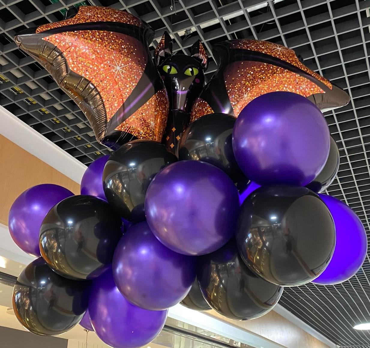 Décoration fête d'Halloween avec colonne ballons REF/PES-338