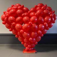 Coeur géant en ballon