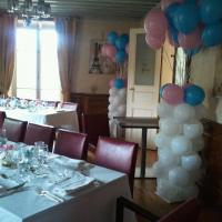 Décor en ballons Baptême : salle de réception