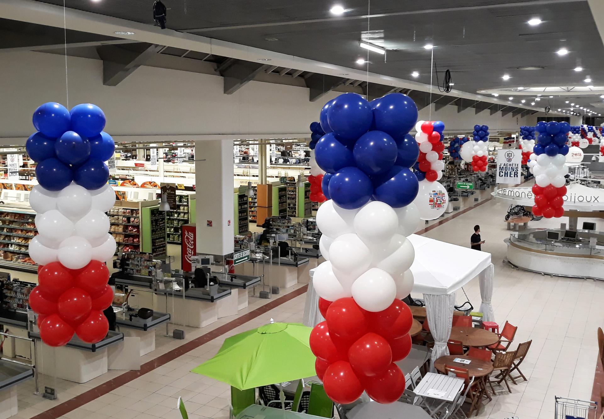 Décoration Ballons pour l'Événement Coupe du Monde Foot