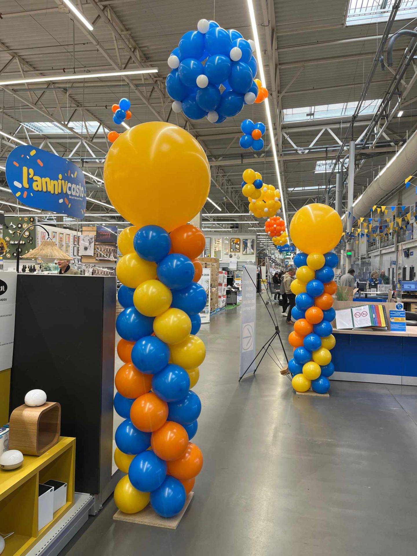 Totem ballons décoration Magasin