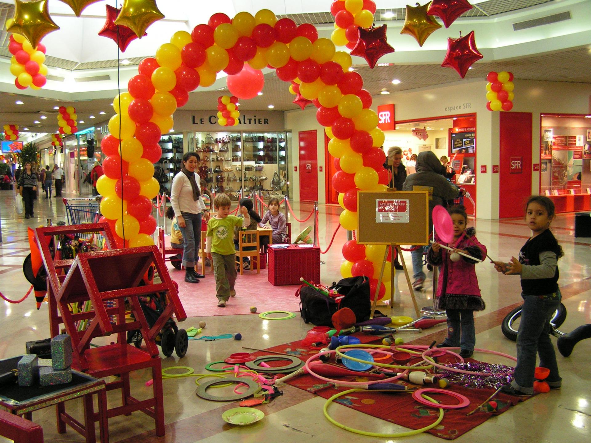 Deco de ballons Le cirque