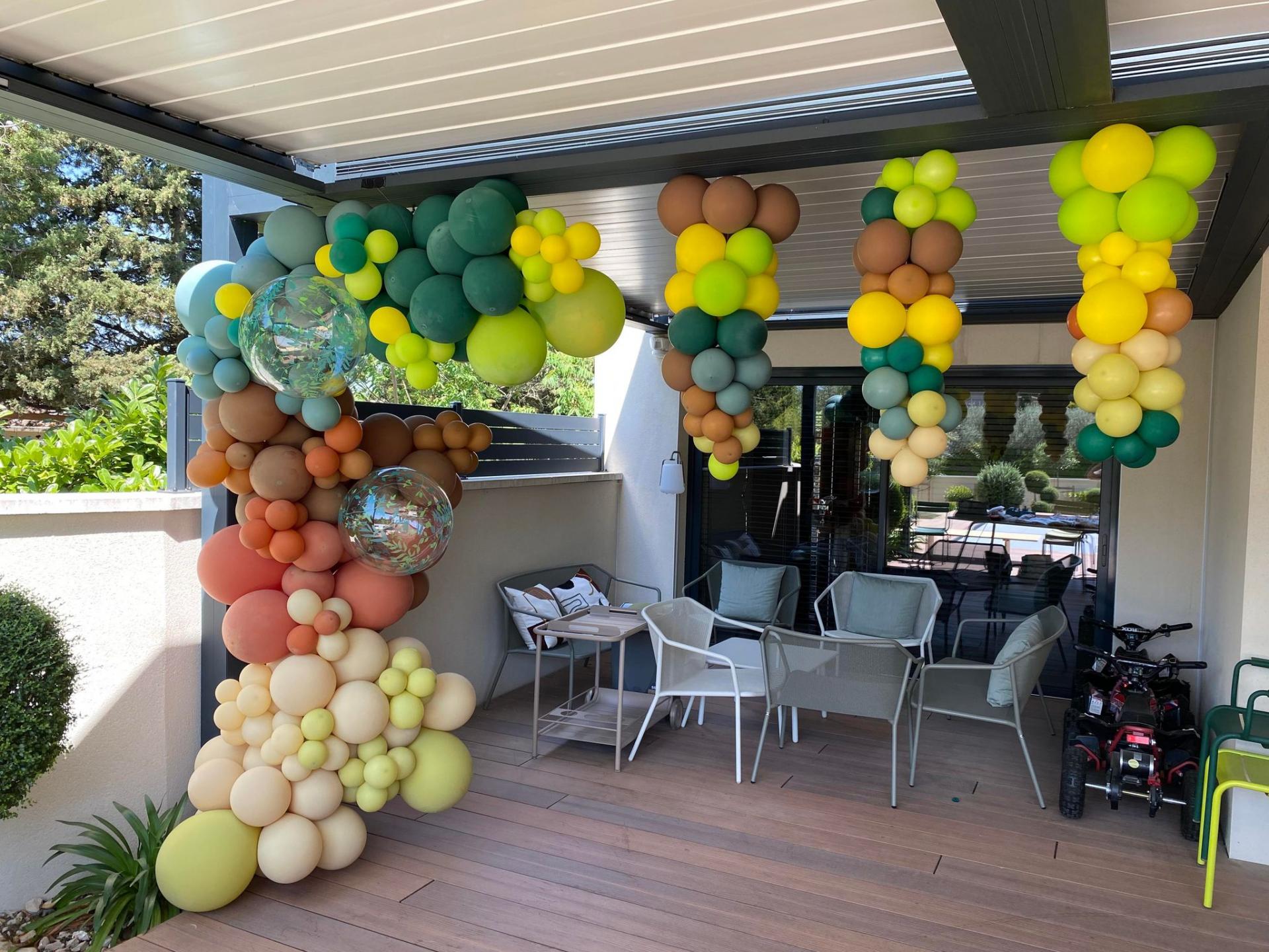 Décoration en ballons pour Anniversaire