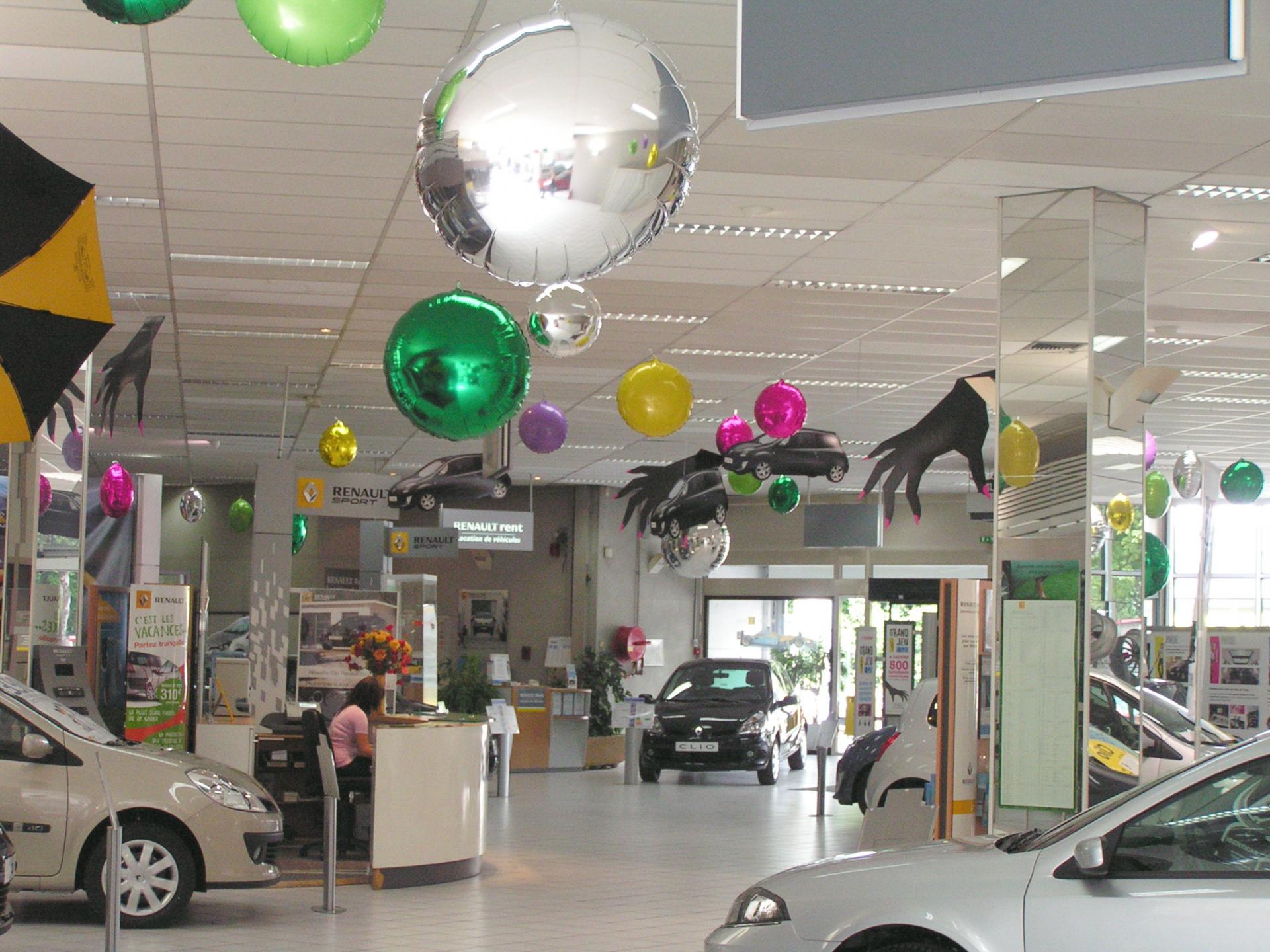 Décoration pour Show Room de concession automobile