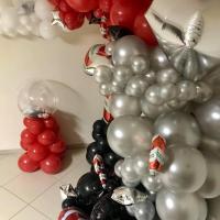 Arche organique de ballons pour Noël