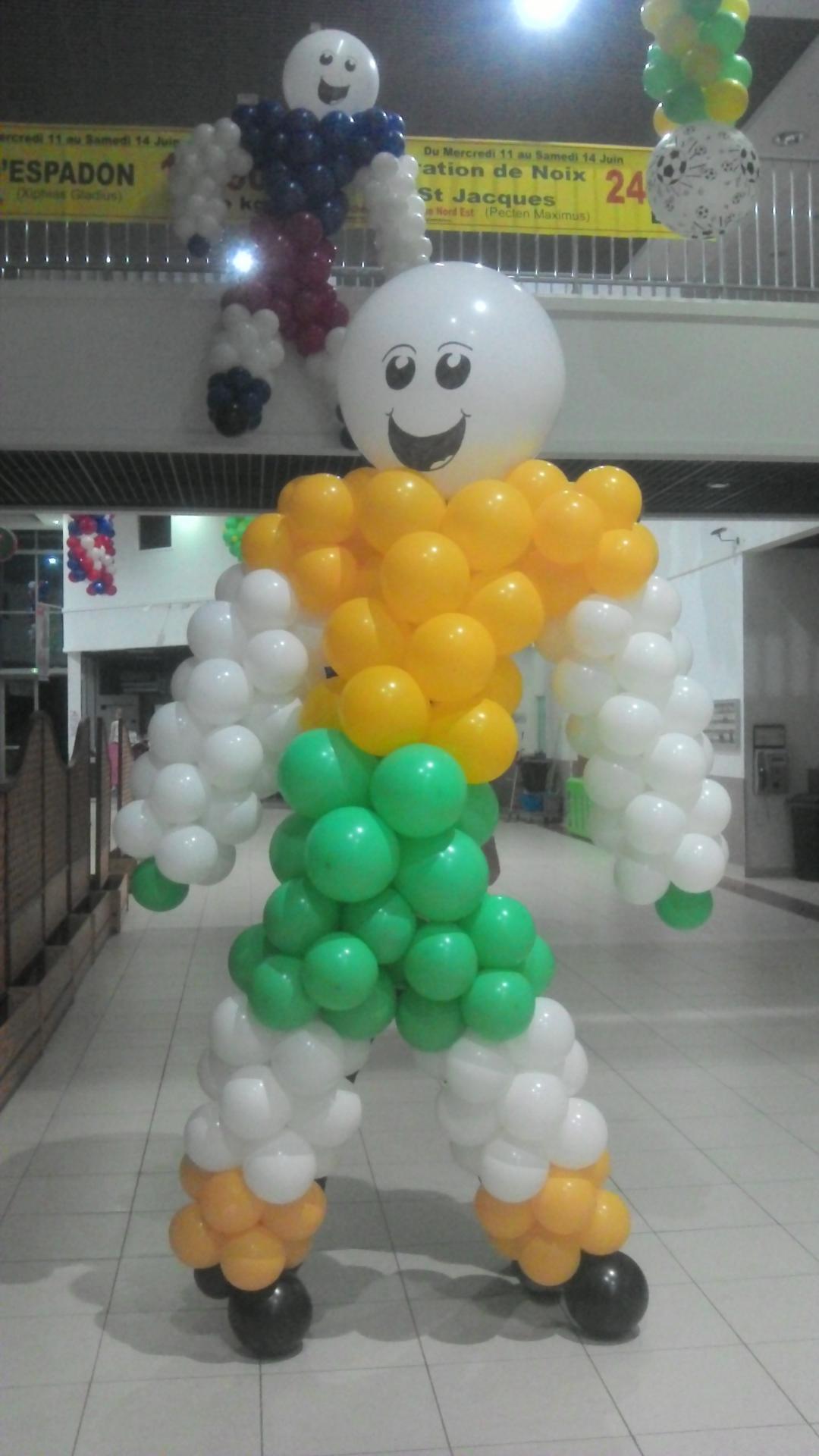 Bonhomme tout en Ballons