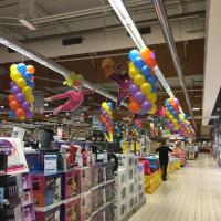 Déco ballons magasin Leclerc Montpellier