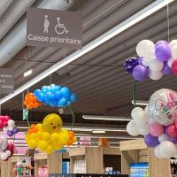 Prestation décor de Pâques avec ballons