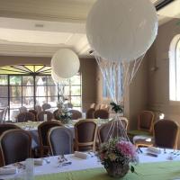 Montgolfière, Ballon et panier florale