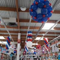Décoration ballon magasin Jeux Olympiques