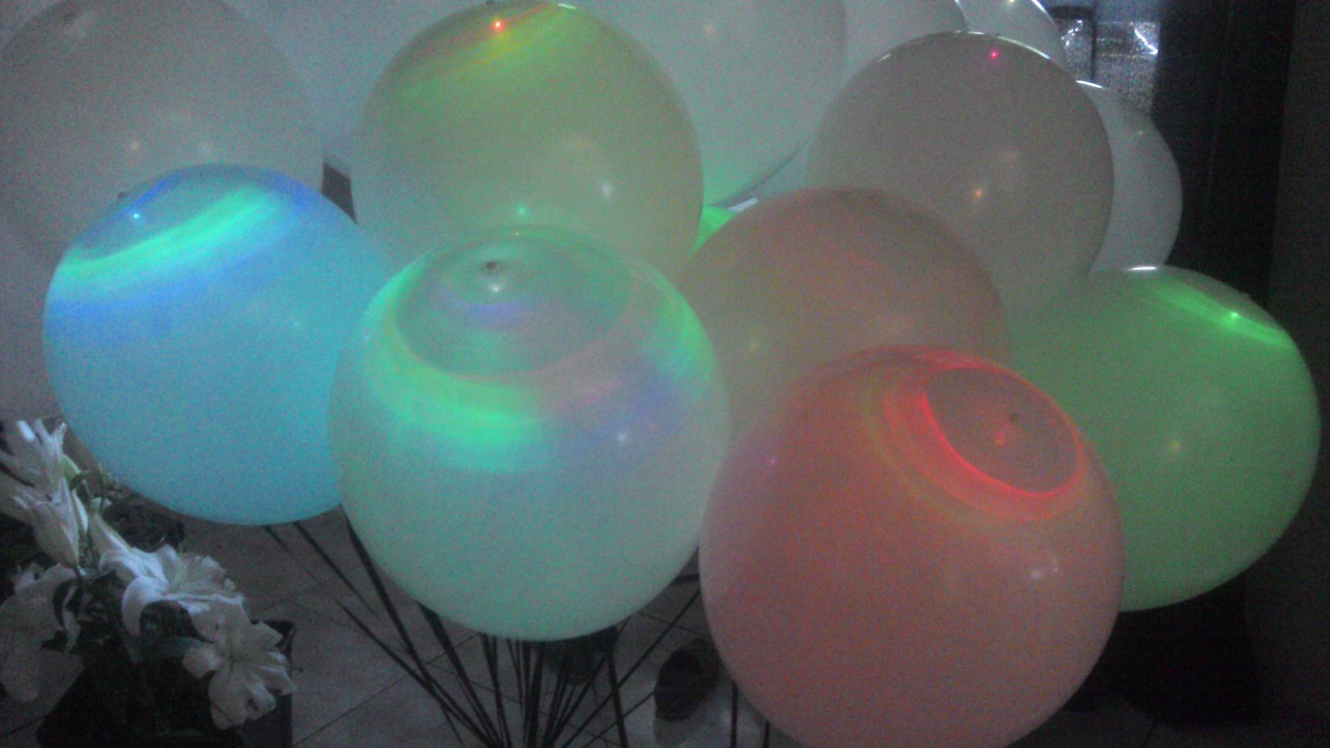 Décoration Ballons Baptême avec Ballons led