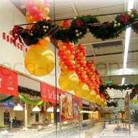 Colonnes Ballons Noël