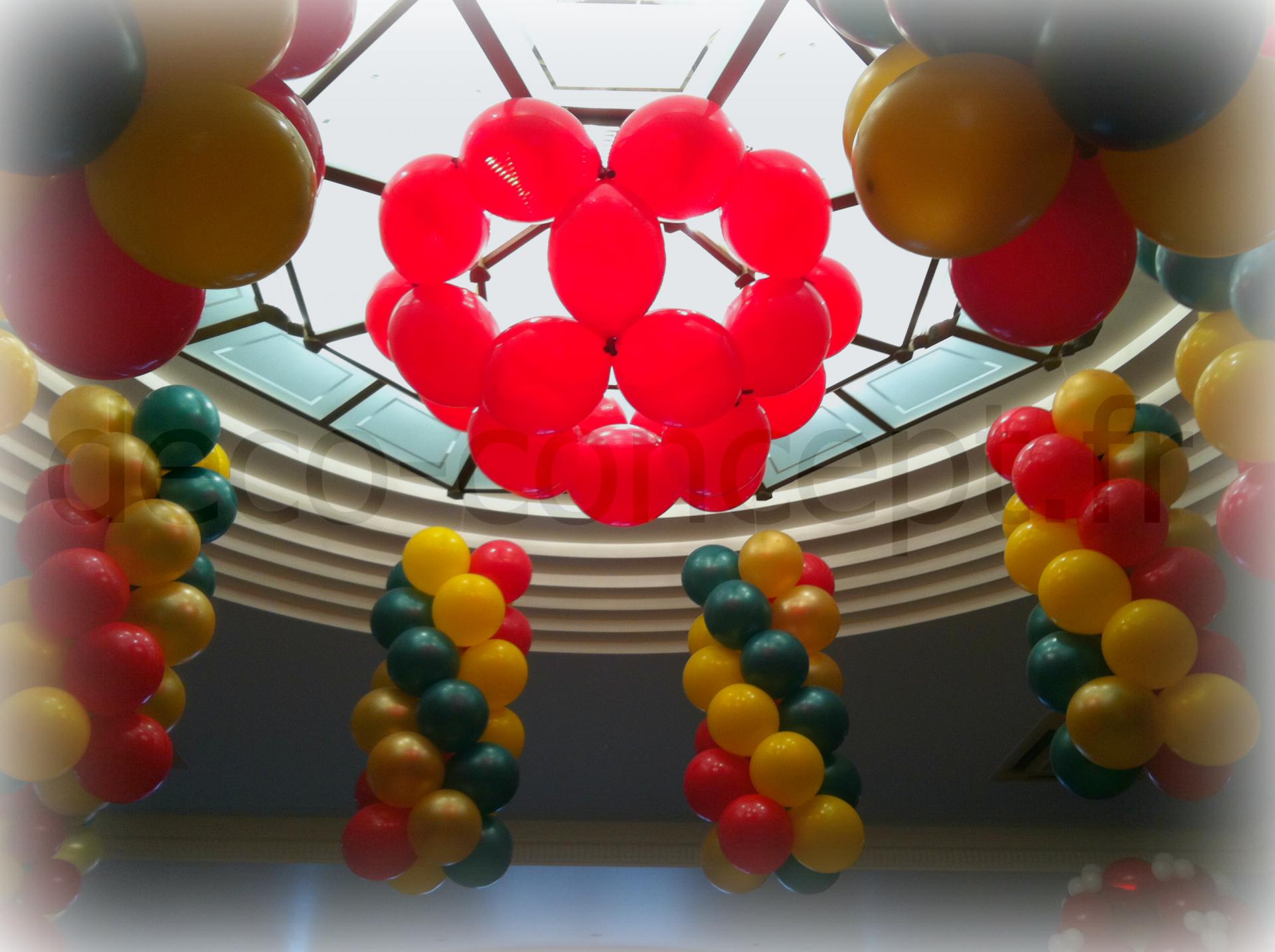 Une guirlande de ballons pour Noël ! 