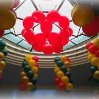 Colonne Ballons pour Noël