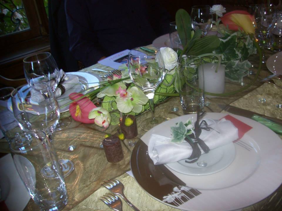 Centre de table pour un mariage