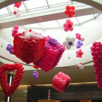 Déco de ballon galerie marchande
