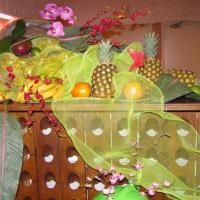 Décoration buffet de fruits exotiques