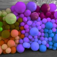 Décoration mrurale de ballons