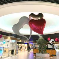 Cascade de coeur décor