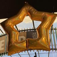 Etoile aluminium ballon decoration  noel