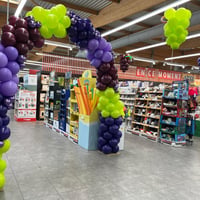 Mise en ambiance Foire aux Vins Intermarché