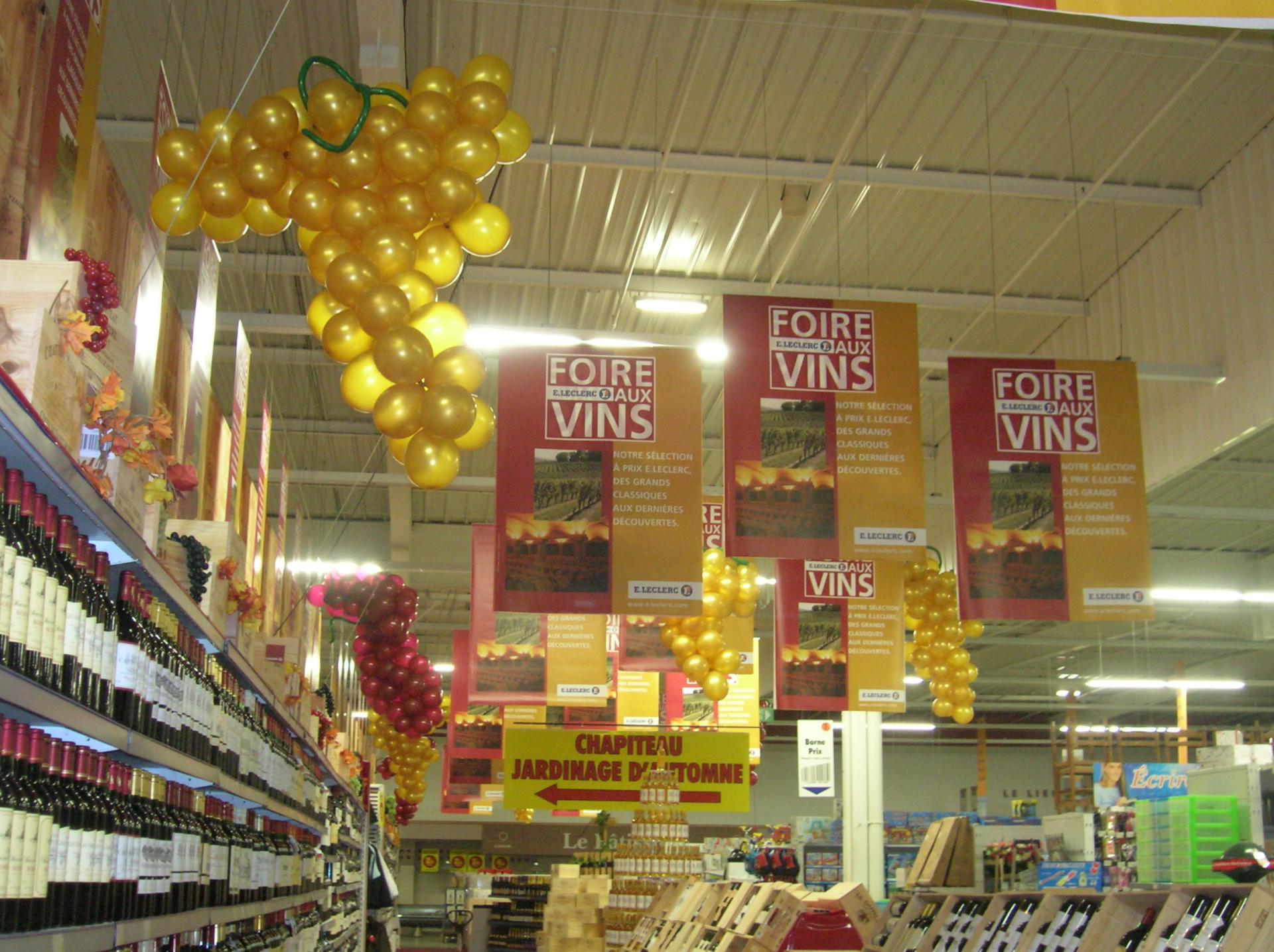 Décors pour les Foires aux vins