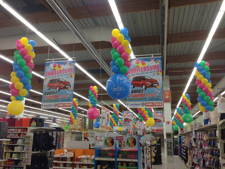 Décoration en ballons pour Anniversaire